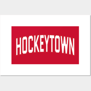 hockeytown red Posters and Art